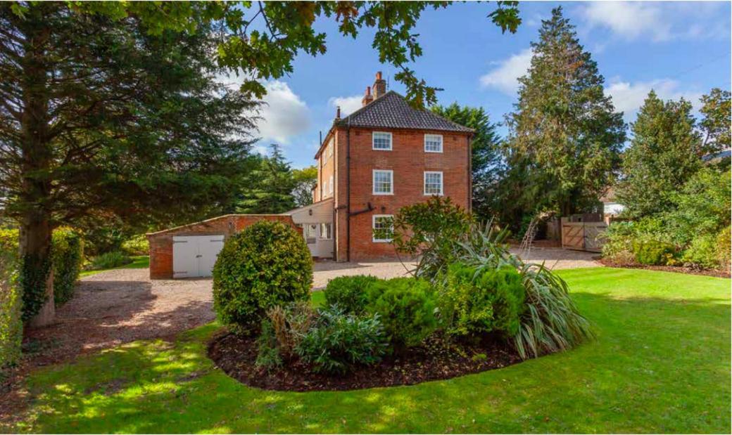 Large Three Storey Georgian House And Gardens Villa Wrentham Exteriör bild